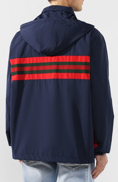 Куртка GUCCI синего цвета по цене 230400 руб., арт. 599935/XDA2J, фото 4 Куртка GUCCI, арт. 599935/XDA2J, фото 4