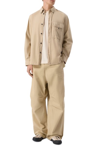 Текстильные кеды STONE ISLAND кремового цвета по цене 45450 руб., арт. L1SFWS100010/S0448, фото 2 Текстильные кеды STONE ISLAND, арт. L1SFWS100010/S0448, фото 2