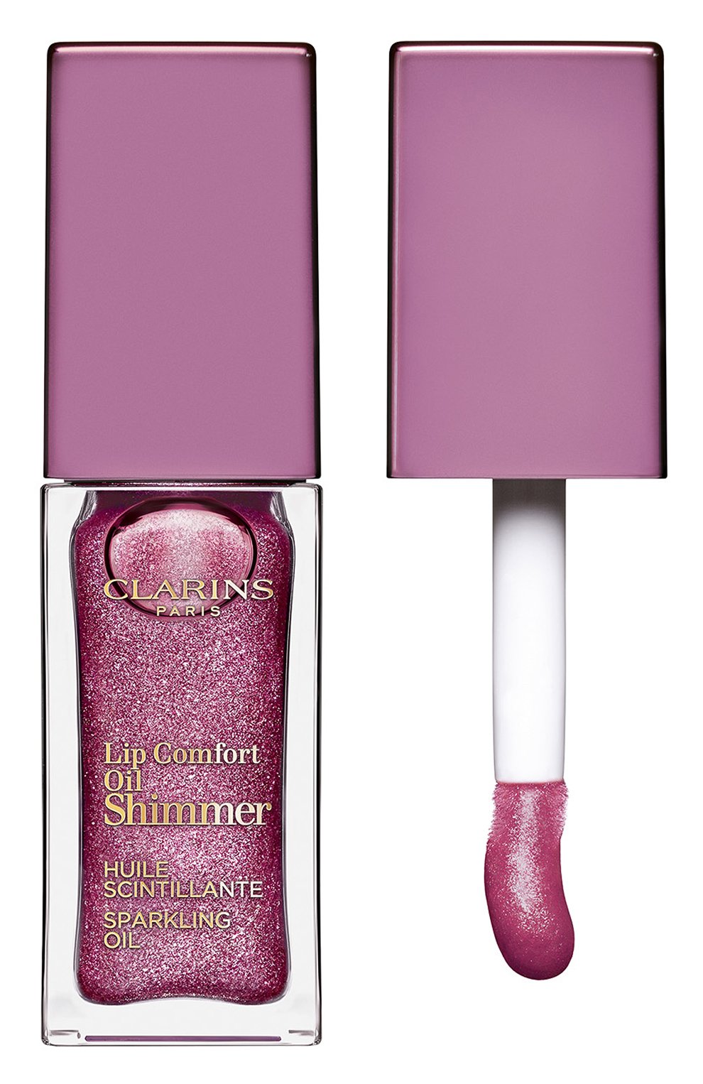 Мерцающее масло для губ lip comfort oil shimmer, 02 purple rain (7ml) CLARINS цвета по цене 2700 руб., арт. 80074331, фото 1 Мерцающее масло для губ lip comfort oil shimmer, 02 purple rain (7ml) CLARINS, арт. 80074331, фото 1
