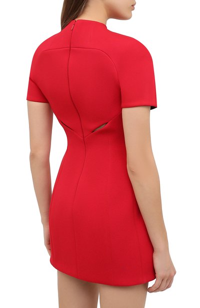 Платье из вискозы VERSACE красного цвета по цене 199500 руб., арт. A87562/A237082, фото 4 Платье из вискозы VERSACE, арт. A87562/A237082, фото 4