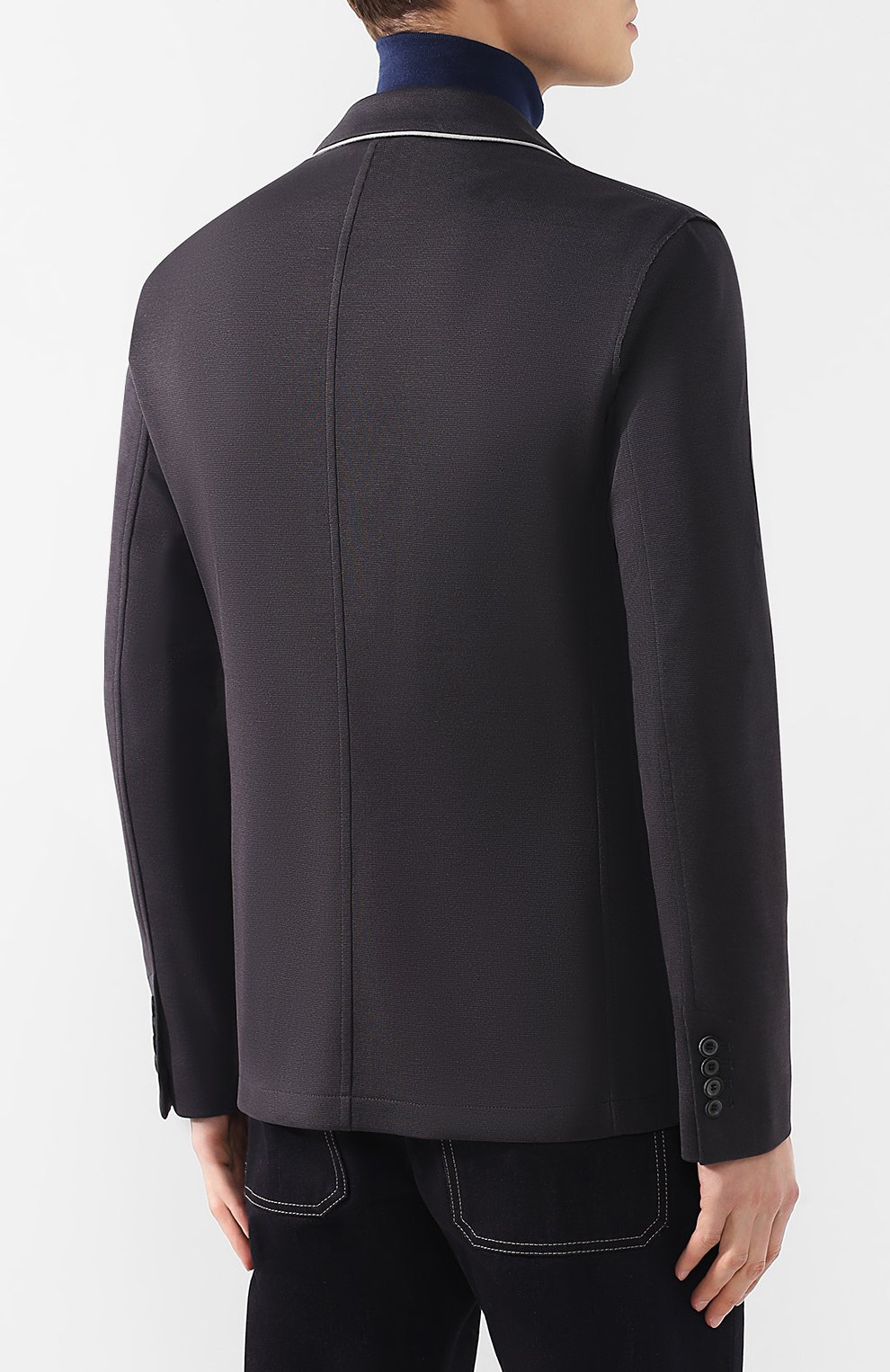 Хлопковый пиджак  LANVIN, арт. RMJA0003P18, фото 4