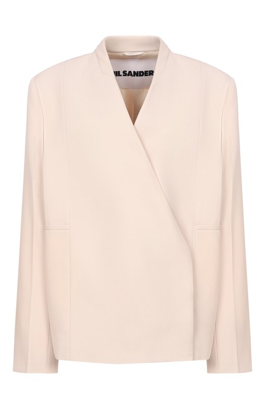 Шерстяной жакет Jil Sander J02BN0236/J40002 Розовый J02BN0236/J40002