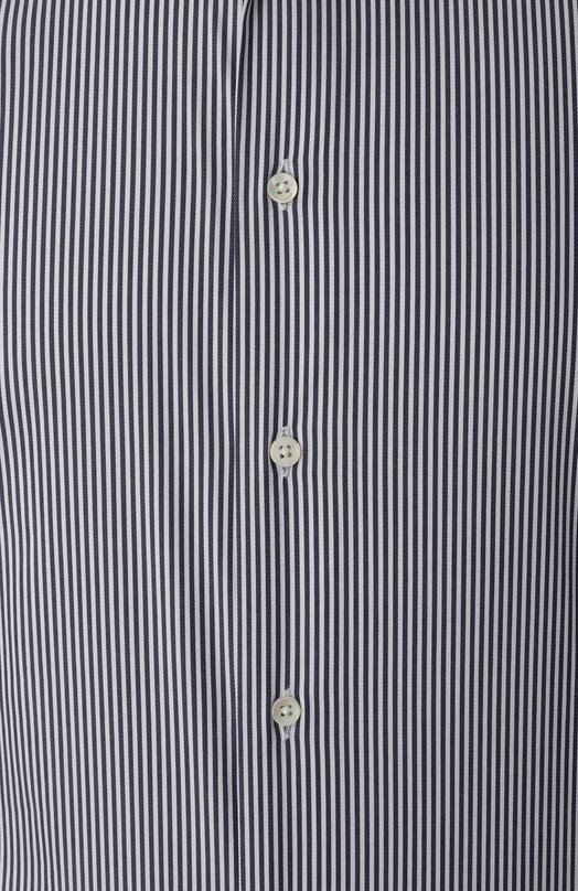 Хлопковая сорочка Canali CCLX018WH/GD03294 Синий  CCLX018WH/GD03294 Фото 6
