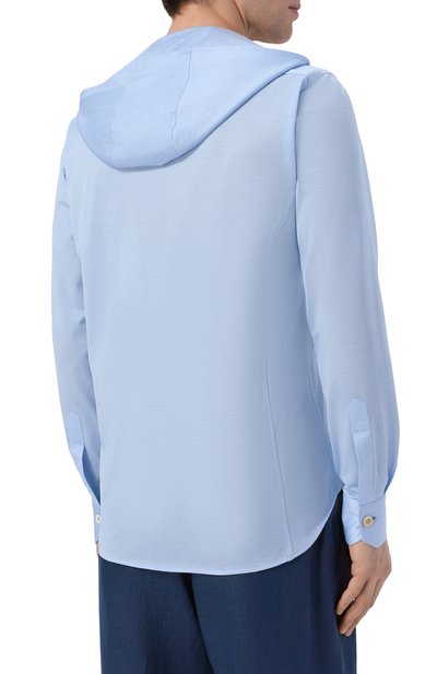 Хлопковая рубашка KITON, арт. UMCMARH09665, фото 4