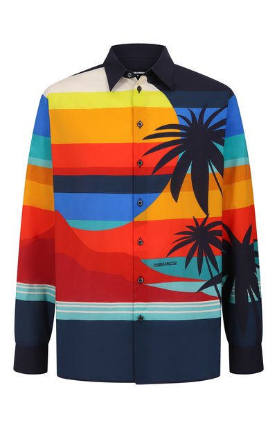 Мужская хлопковая рубашка DSQUARED2, арт. S78DM0047/D35278