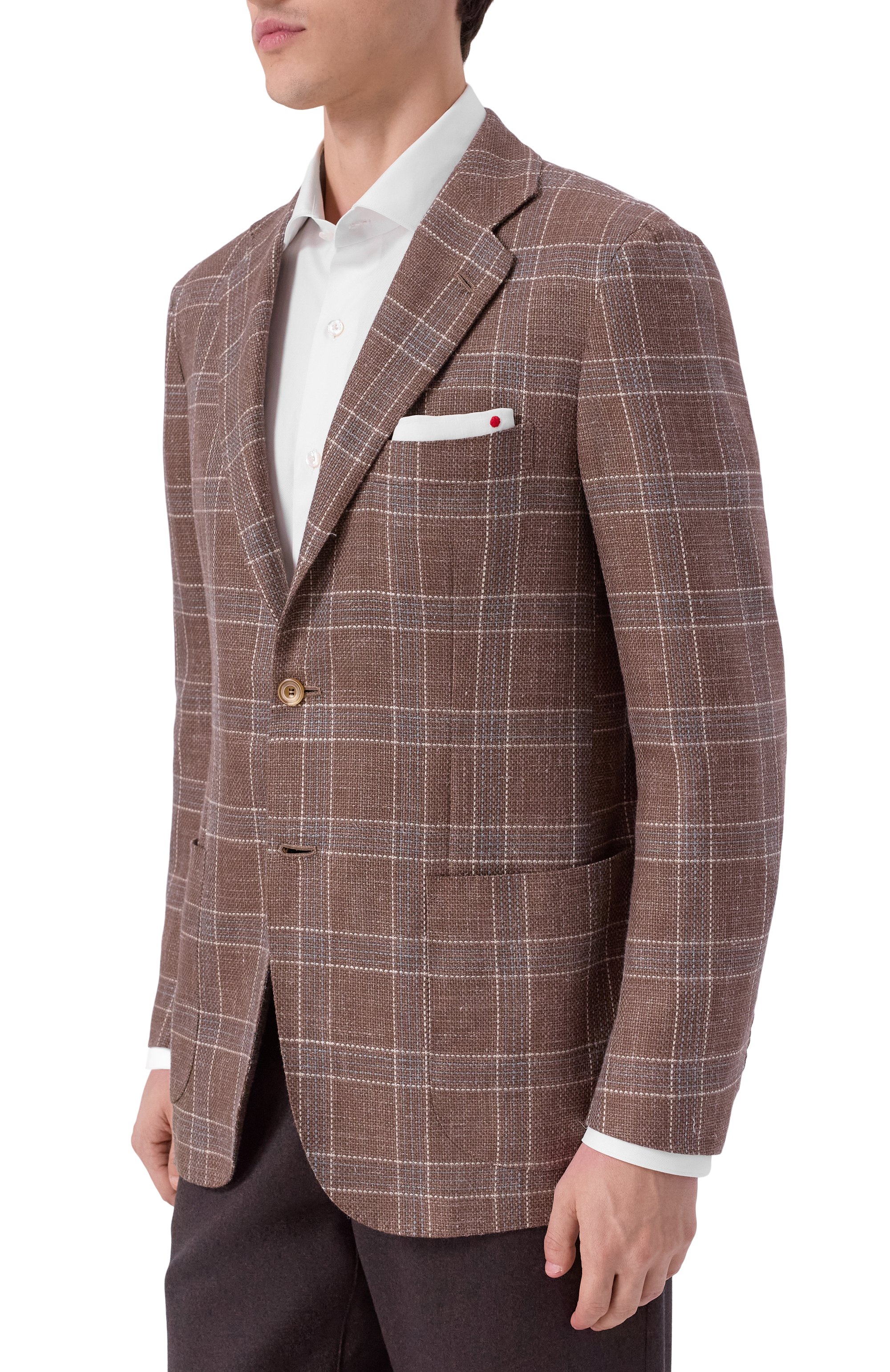 Пиджак из кашемира и шерсти KITON, арт. UG81K0610E59, фото 4