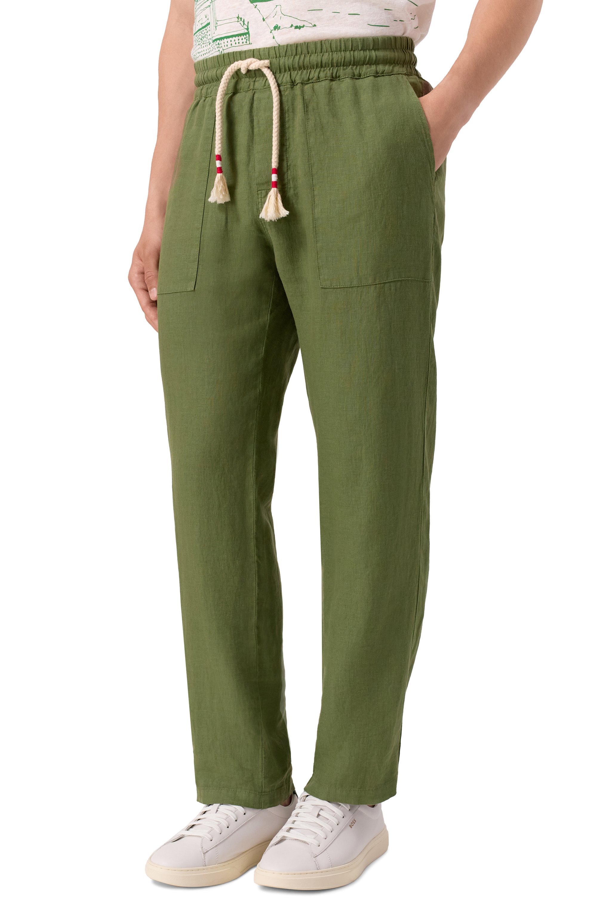 Льняные брюки MC2 SAINT BARTH, арт. STBM CALAIS/01189H, фото 3