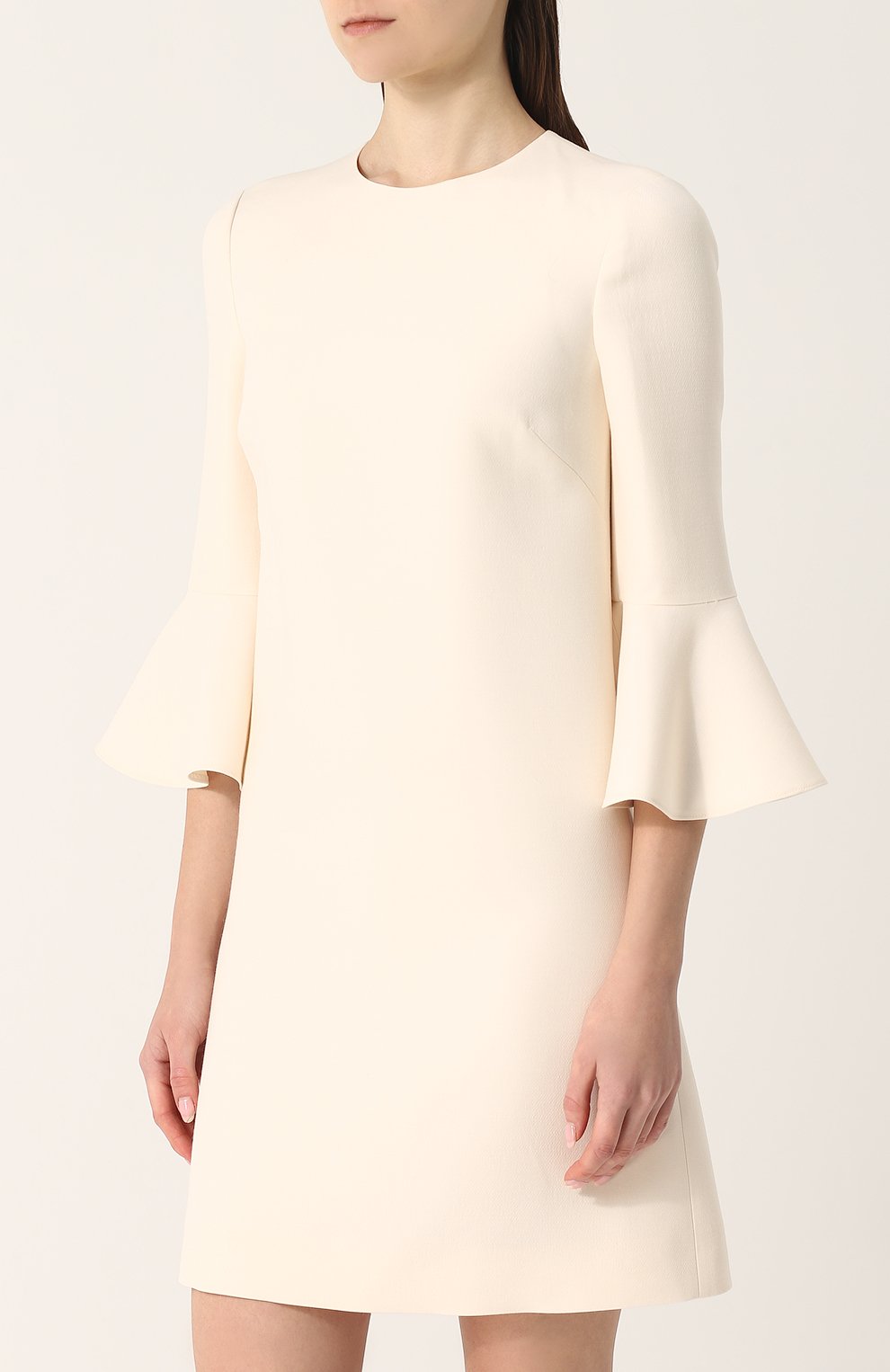 Мини-платье с расклешенными рукавами и круглым вырезом VALENTINO, арт. PB3VAAY5/1CF, фото 3