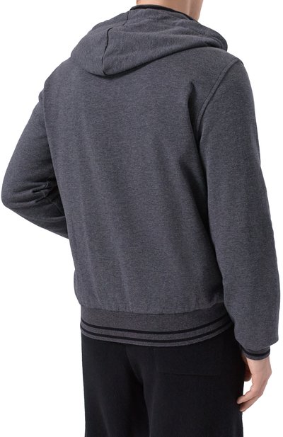 Толстовка из хлопка и кашемира CAPOBIANCO, арт. 19M405.LB00., фото 4