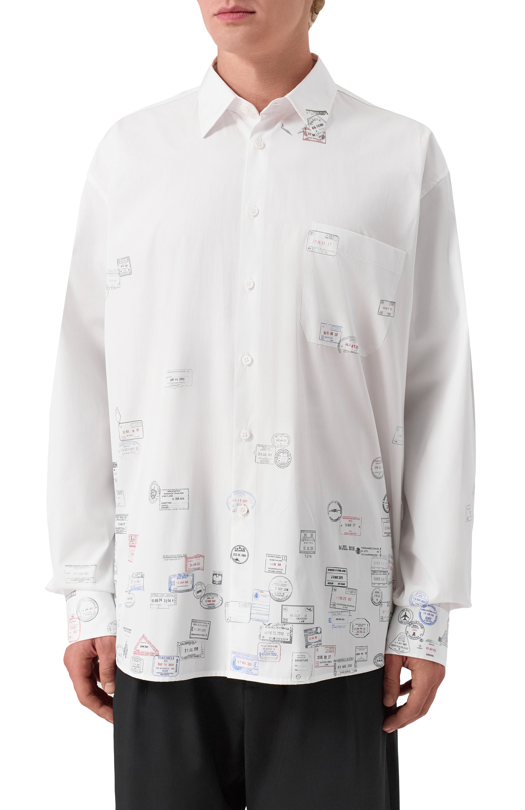 Хлопковая рубашка VETEMENTS, арт. UH76SH150W, фото 3