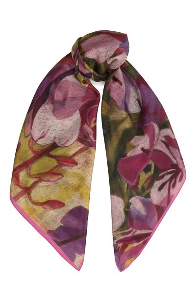 Шелковый платок иван-чай GOURJI, арт. T23WH7R/1, фото 1