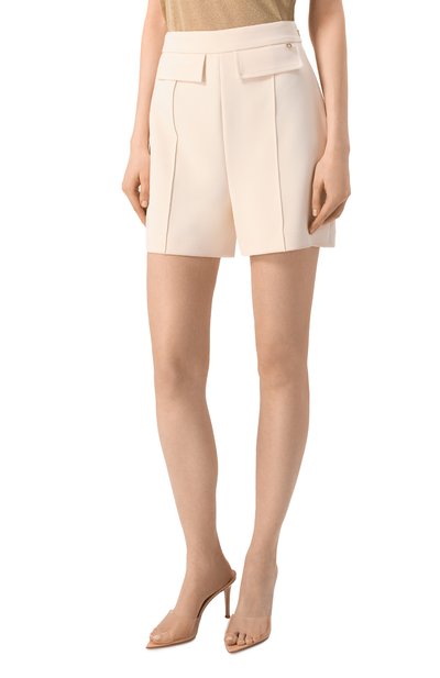 Шорты LIU JO кремового цвета по цене 24890 руб., арт. CA5077T2527, фото 3 Шорты LIU JO, арт. CA5077T2527, фото 3