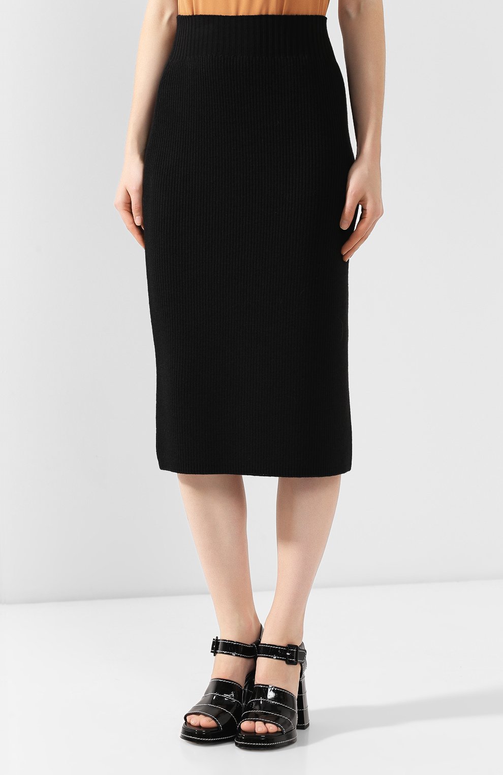 Юбка DRIES VAN NOTEN черного цвета по цене 26350 руб., арт. 192-11208-8721, фото 3 Юбка DRIES VAN NOTEN, арт. 192-11208-8721, фото 3