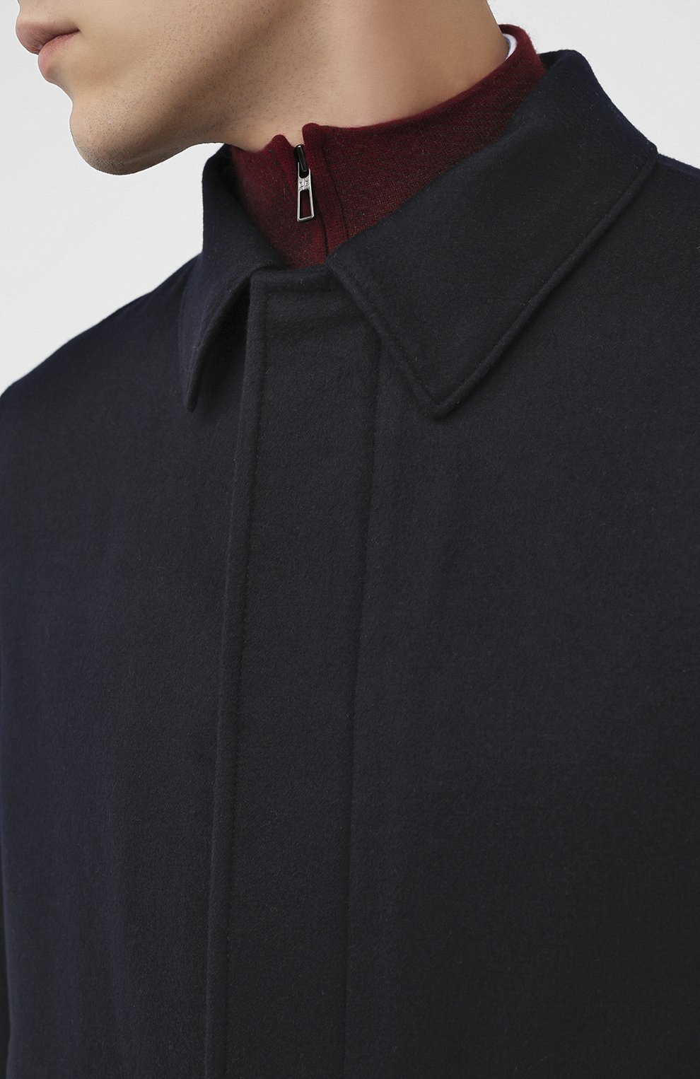 Бомбер из кашемира LORO PIANA темно-синего цвета по цене 594000 руб., арт. FAL2161, фото 5 Бомбер из кашемира LORO PIANA, арт. FAL2161, фото 5