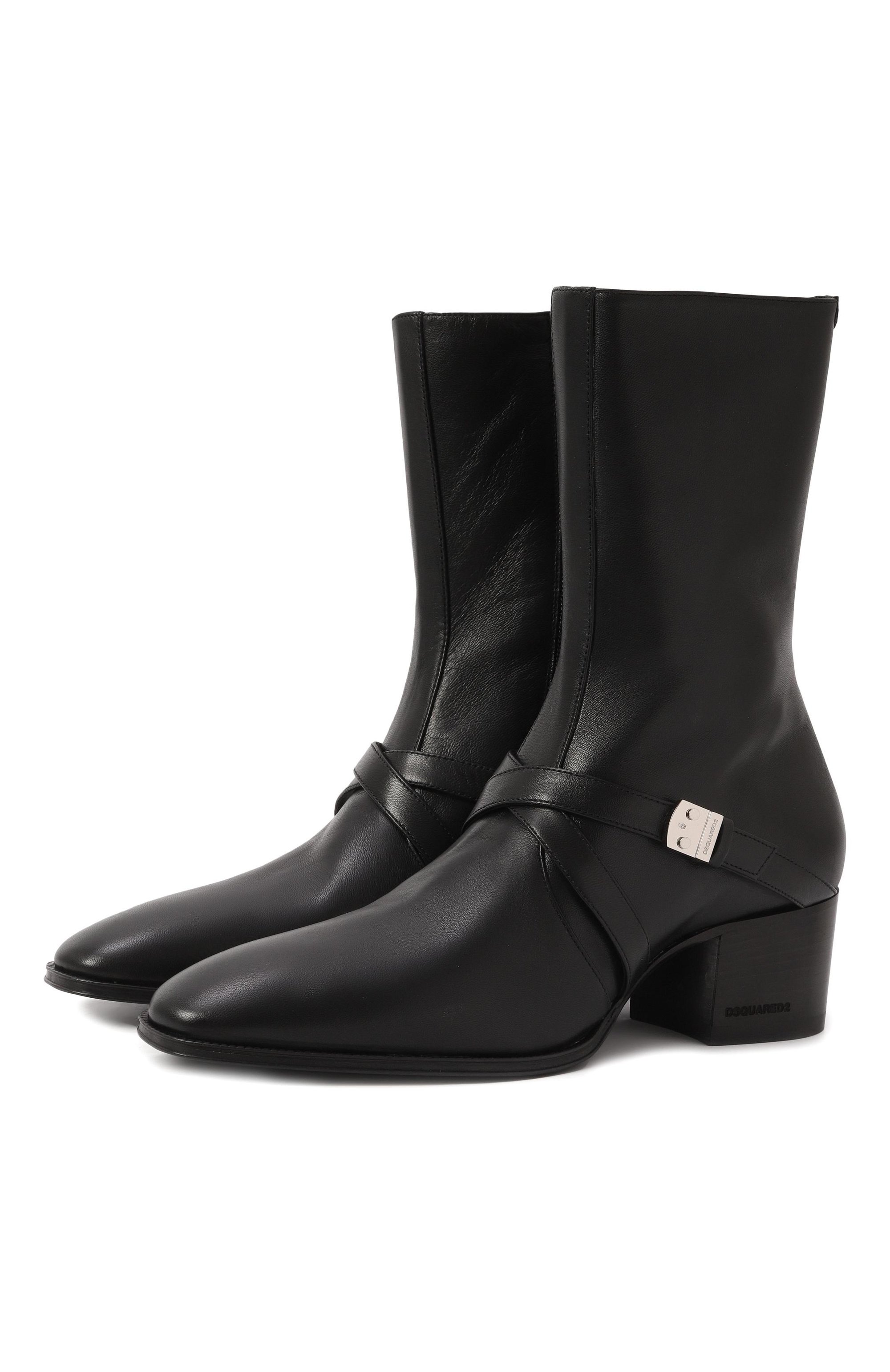 Кожаные ботильоны urban DSQUARED2, арт. ABW0213, фото 1