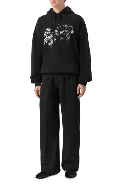 Хлопковое худи ANN DEMEULEMEESTER, арт. B0013817/FA185, фото 2