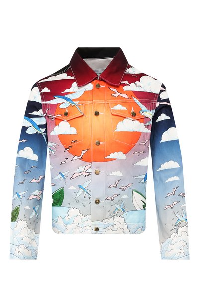 Джинсовая куртка CASABLANCA, арт. MS20-JK-003 CASABLANCA SPEED B0AT CLUB JACKET, фото 1