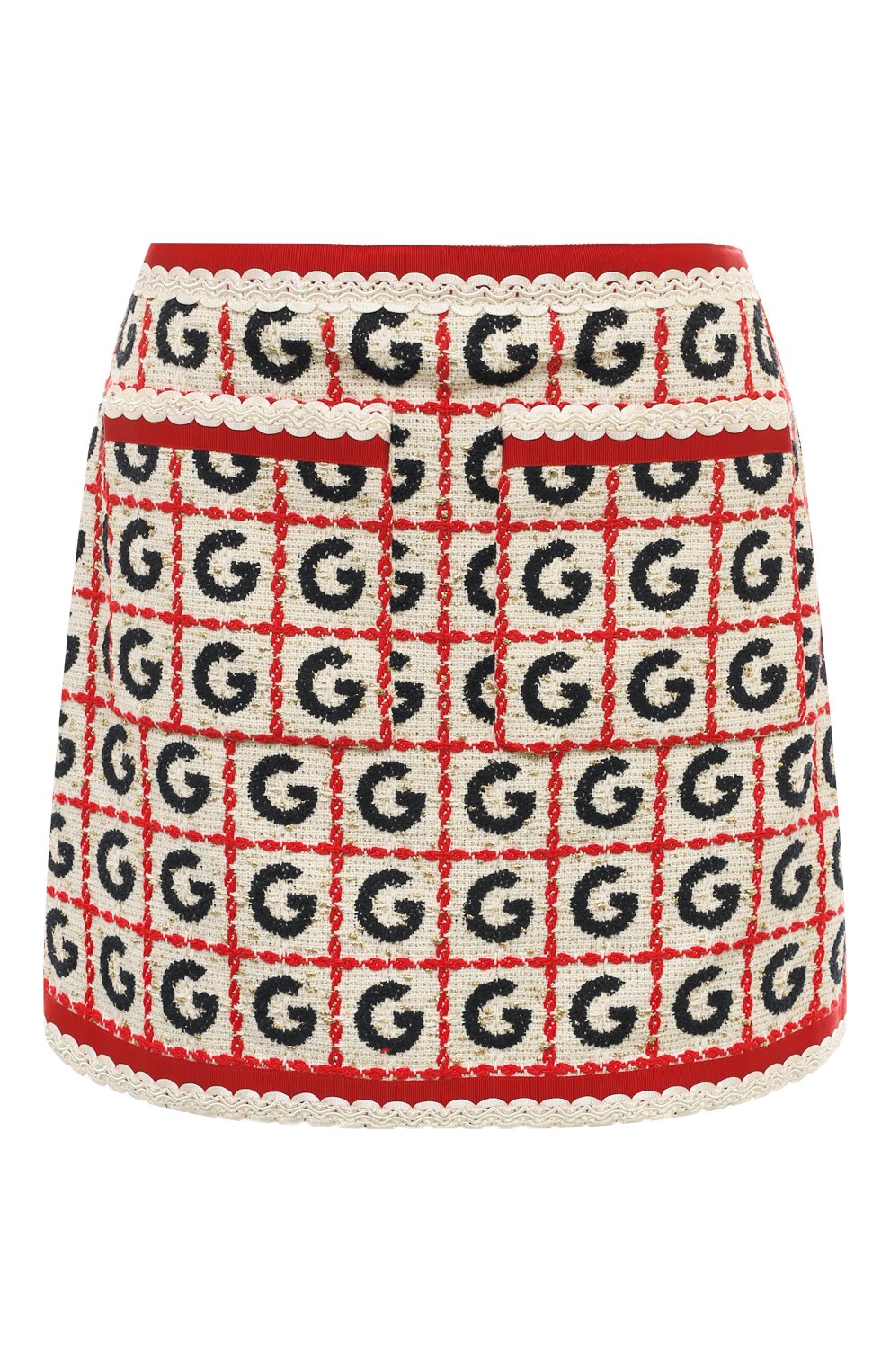 Юбка GUCCI красного цвета по цене 155500 руб., арт. 751302/ZAM4S, фото 1 Юбка GUCCI, арт. 751302/ZAM4S, фото 1