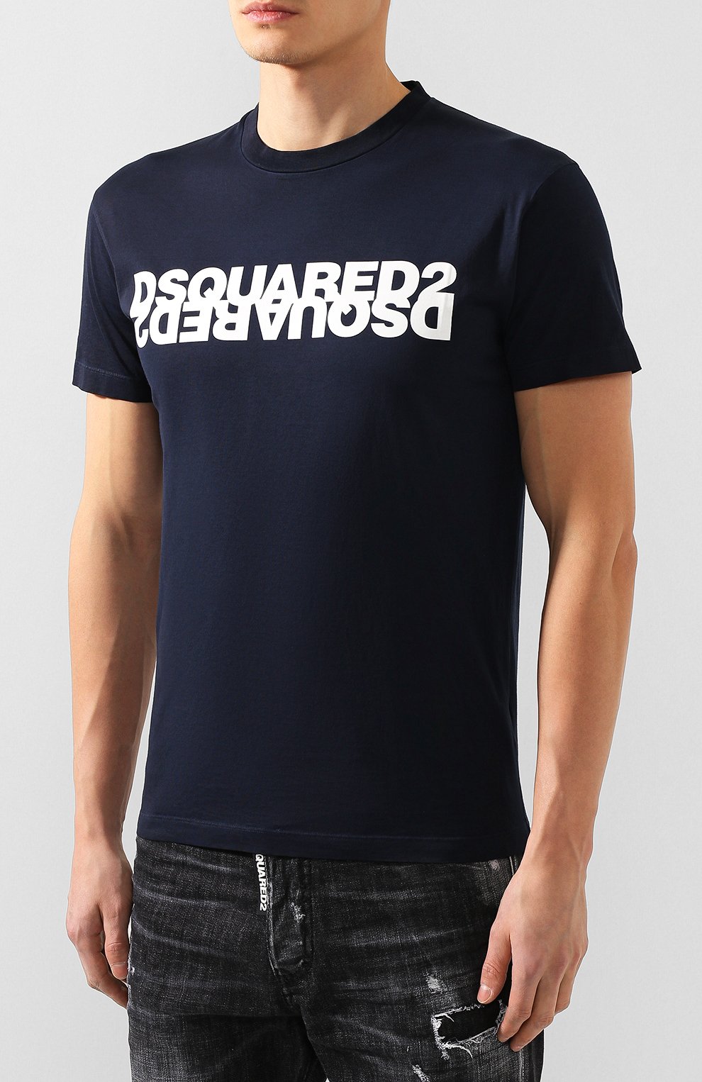 Хлопковая футболка DSQUARED2, арт. S74GD0635/S22427, фото 3