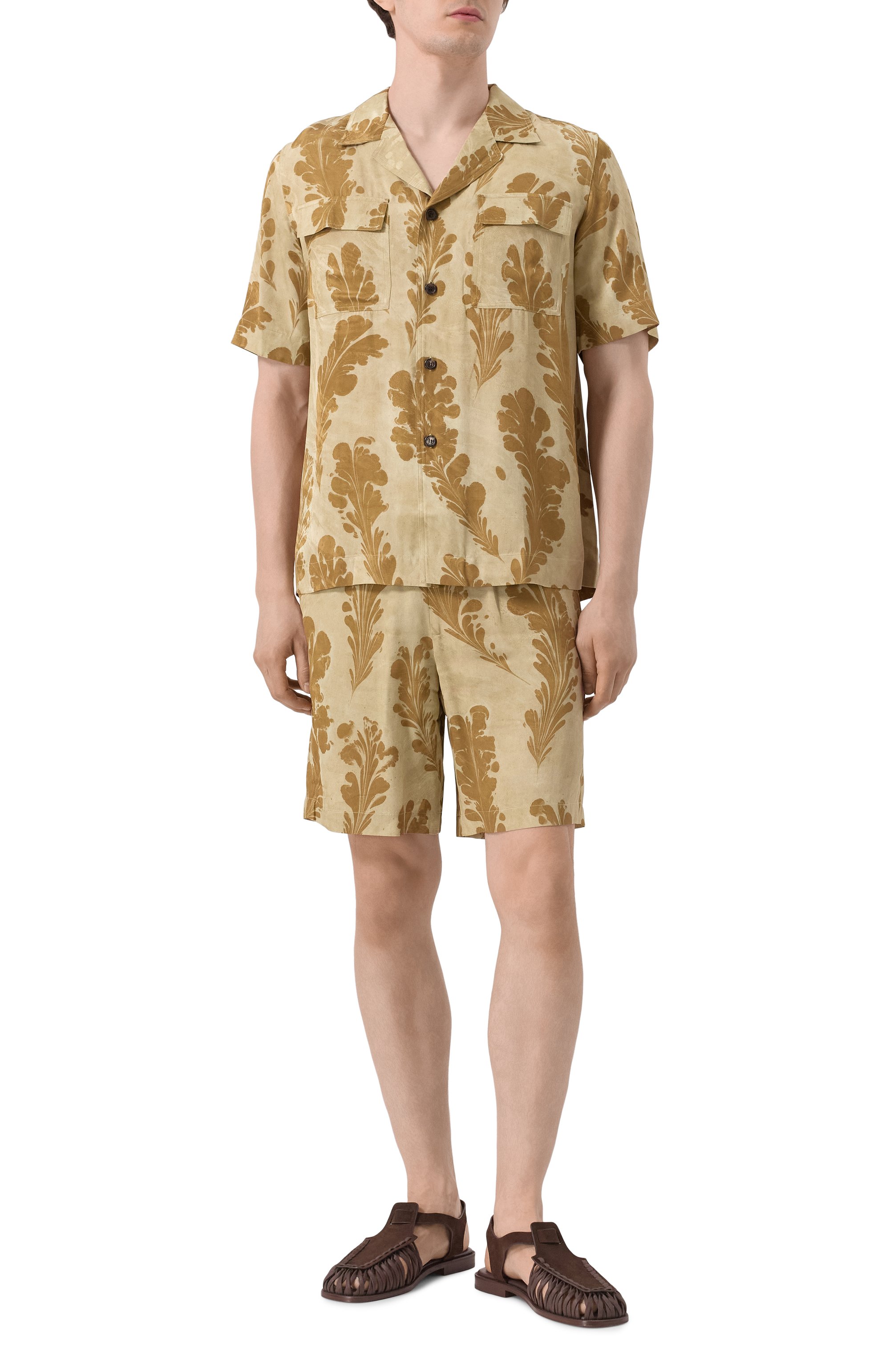 Шорты из вискозы DRIES VAN NOTEN, арт. 251-020931-1027, фото 2