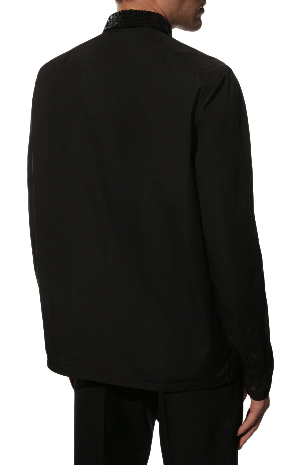 Хлопковая рубашка PRADA, арт. UCN412-1LZC-F0002-221, фото 4