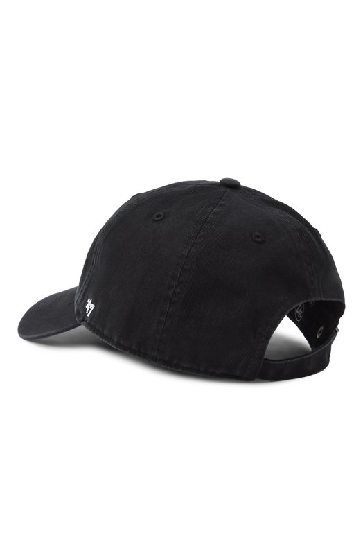 Хлопковая бейсболка Sporty and Rich AC060627668BA02 Чёрный  AC060627668BA02 Фото 3