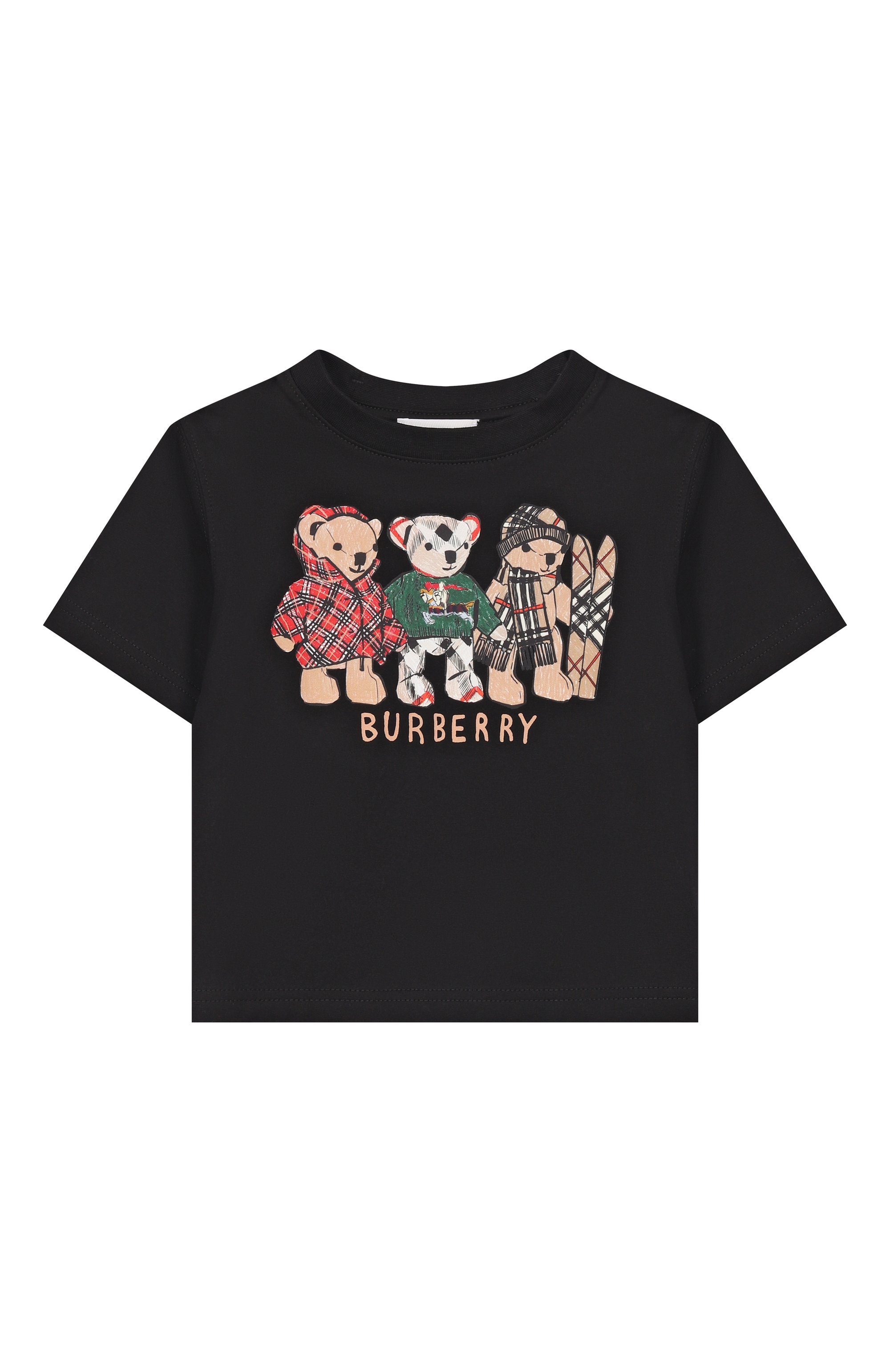 Хлопковая футболка BURBERRY, арт. 8121200, фото 1