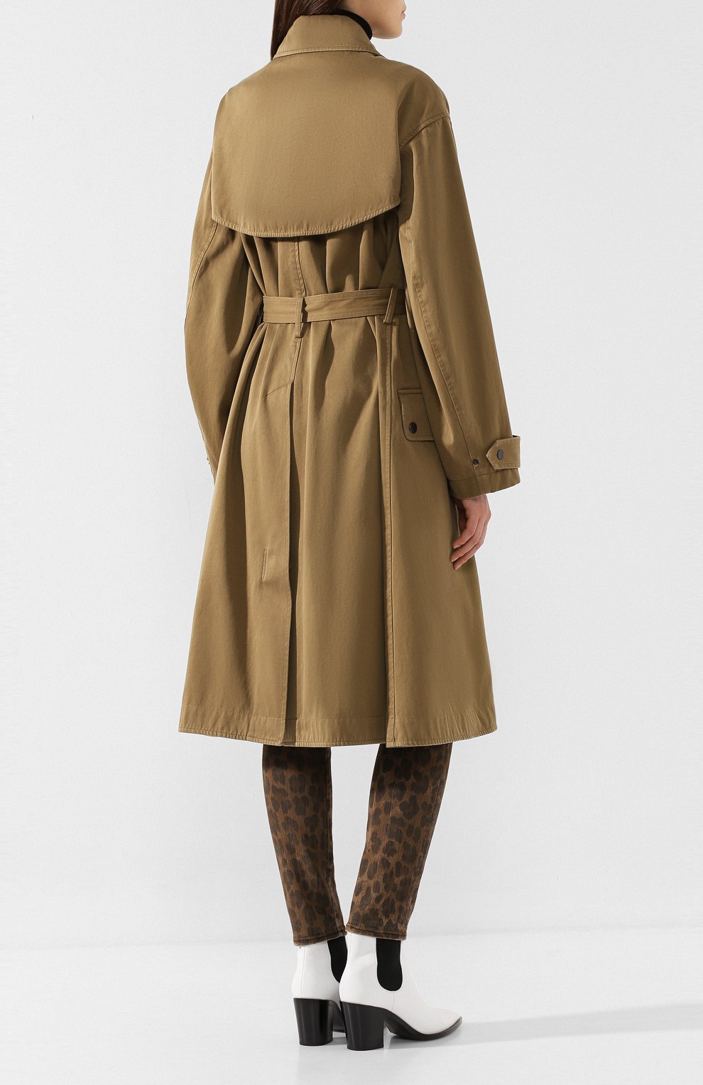Хлопковый тренч ISABEL MARANT ETOILE, арт. MA0561-19A009E/GABA0, фото 4