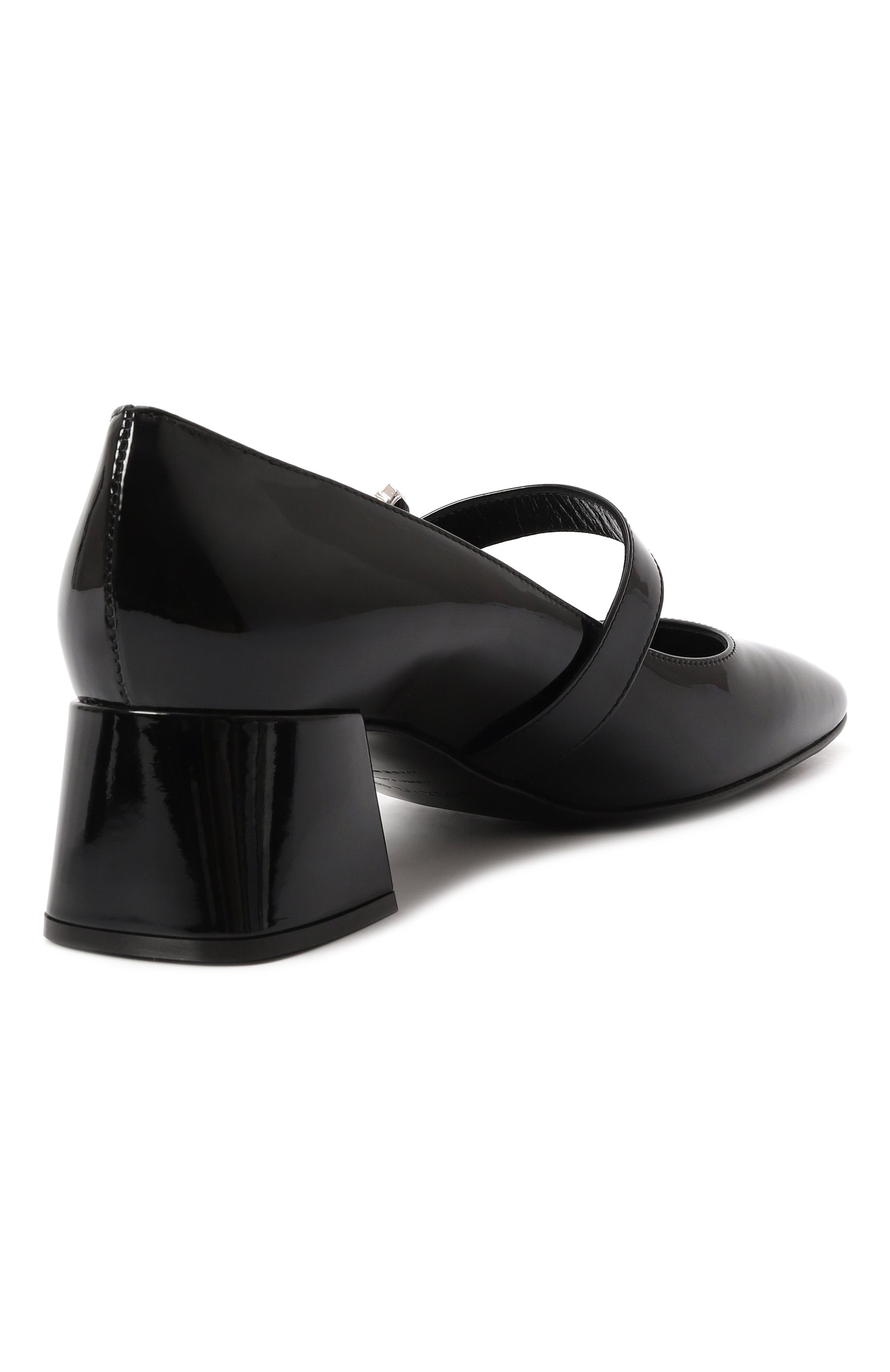 Кожаные туфли sr twenty buckle SERGIO ROSSI черного цвета по цене 99500 руб., арт. B07400-MVIV01, фото 5 Кожаные туфли sr twenty buckle SERGIO ROSSI, арт. B07400-MVIV01, фото 5