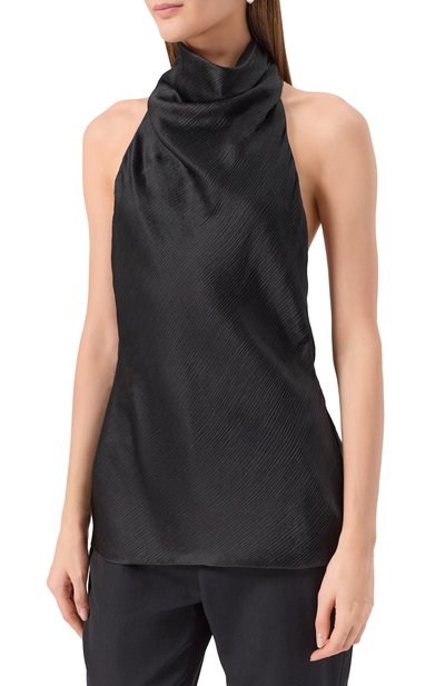 Атласный топ BALMAIN, арт. FF1AE165/SE94, фото 3