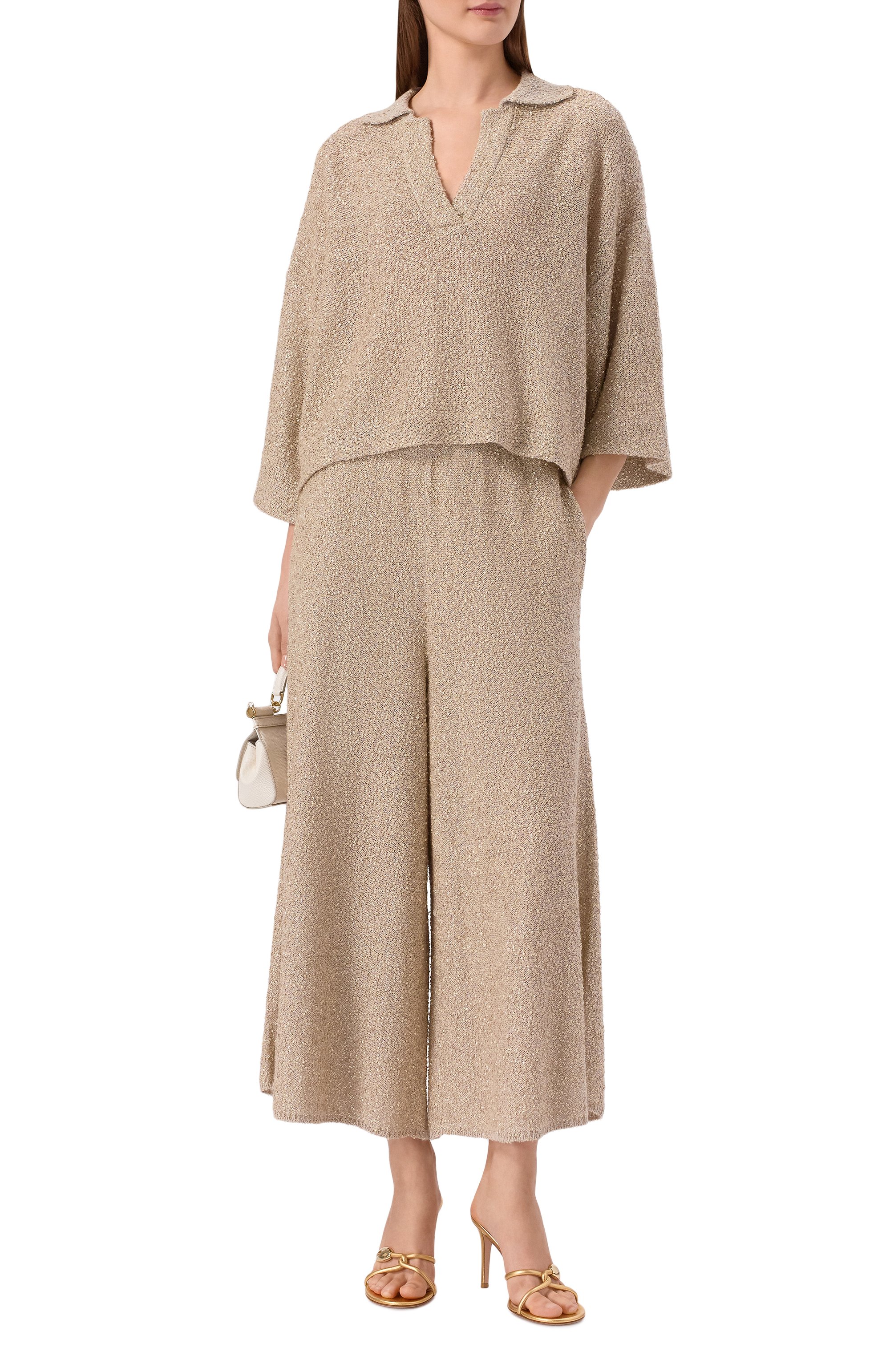 Поло изо льна и кашемира BRUNELLO CUCINELLI, арт. MJC547005, фото 2