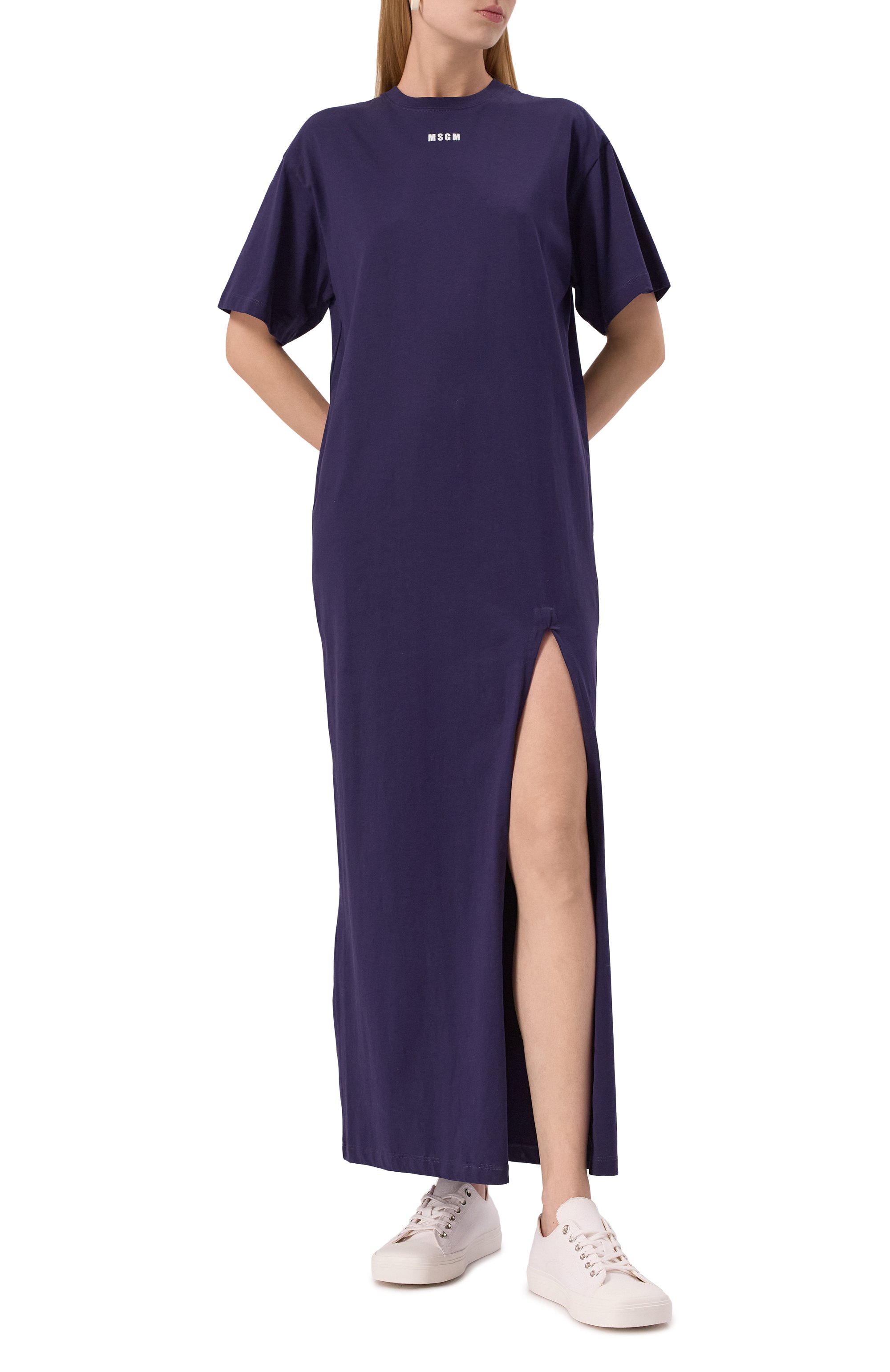 Хлопковое платье MSGM, арт. 3841MDA83/257002, фото 2