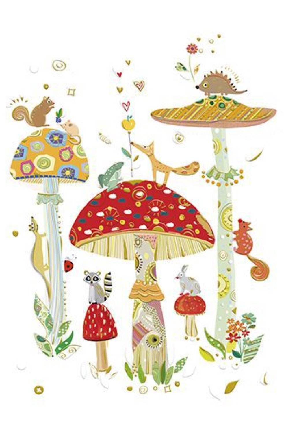 Открытка грибы TURNOWSKY, арт. MO7325, фото 1