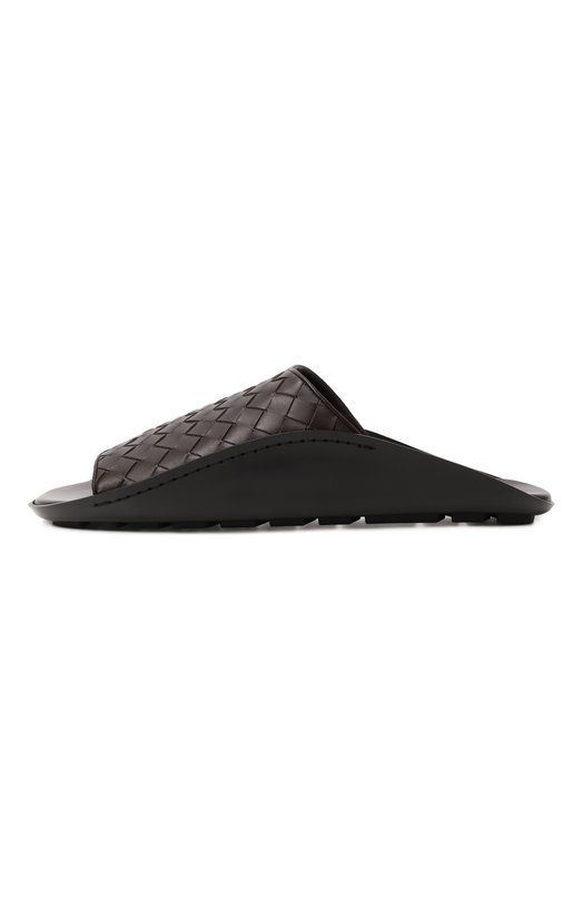 Кожаные шлепанцы Wave Bottega Veneta 827192/V2ED0 Коричневый  827192/V2ED0 Фото 4