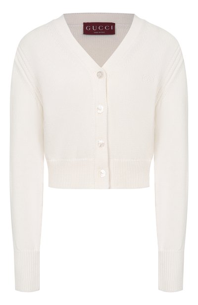 Женский хлопковый кардиган GUCCI, арт. 856136/XKFFI