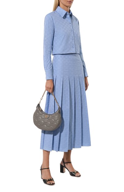 Хлопковая рубашка GUCCI, арт. 770160/ZAM9M, фото 2