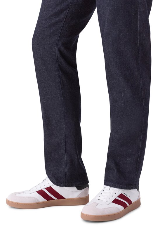 Комбинированные кеды Retro Crest Bally MSK0F7/VT012 Белый  MSK0F7/VT012 Фото 3