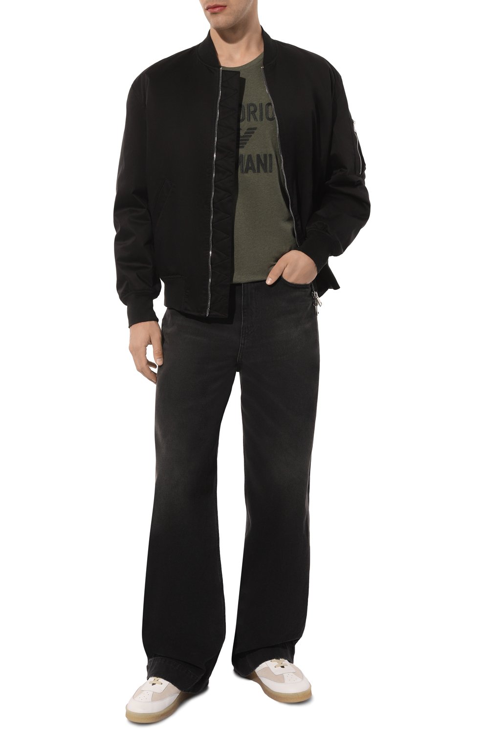 Хлопковая футболка EMPORIO ARMANI, арт. 211818/4R485, фото 2