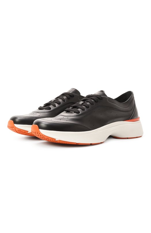 Кожаные кроссовки Bounce Santoni MBBG22070BART0IL Чёрный MBBG22070BART0IL