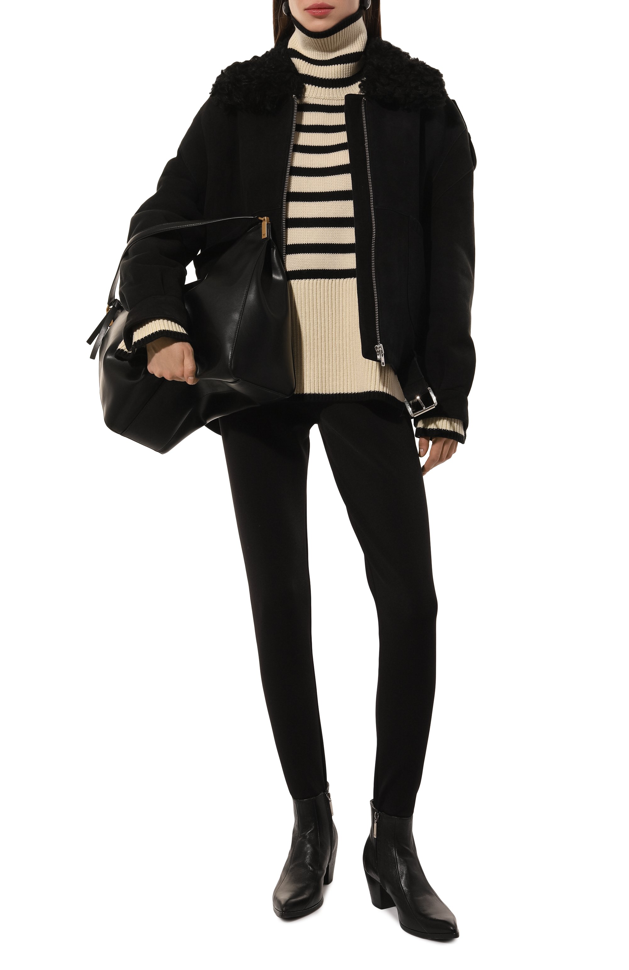 Кожаные казаки lukas SAINT LAURENT, арт. 558996/0Z000, фото 2