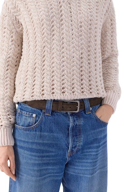 Замшевый ремень BRUNELLO CUCINELLI, арт. M0DELC33GP, фото 2