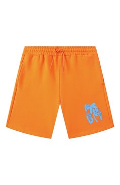 Детские хлопковые шорты MSGM KIDS оранжевого цвета, арт. S5MSJBBE024 | Фото 1 (Материал сплава: Проставлено; Нос: Не проставлено; Случай: Повседневный; Мальчики Кросс-КТ: Шорты-спорт; Материал внешний: Хлопок; Ростовка одежда: 6 лет | 116 см, 12 лет | 152 см, 16 лет | 164 см, 8 лет | 128 см, 10 - 11 лет | 140 - 146см)