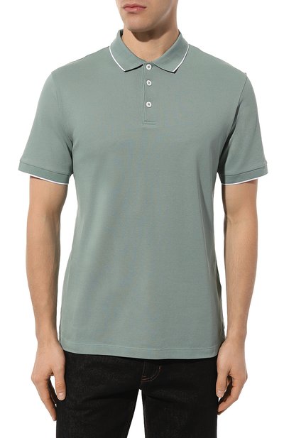 Хлопковое поло GIORGIO ARMANI, арт. 3KSF75/SJMZZ, фото 3