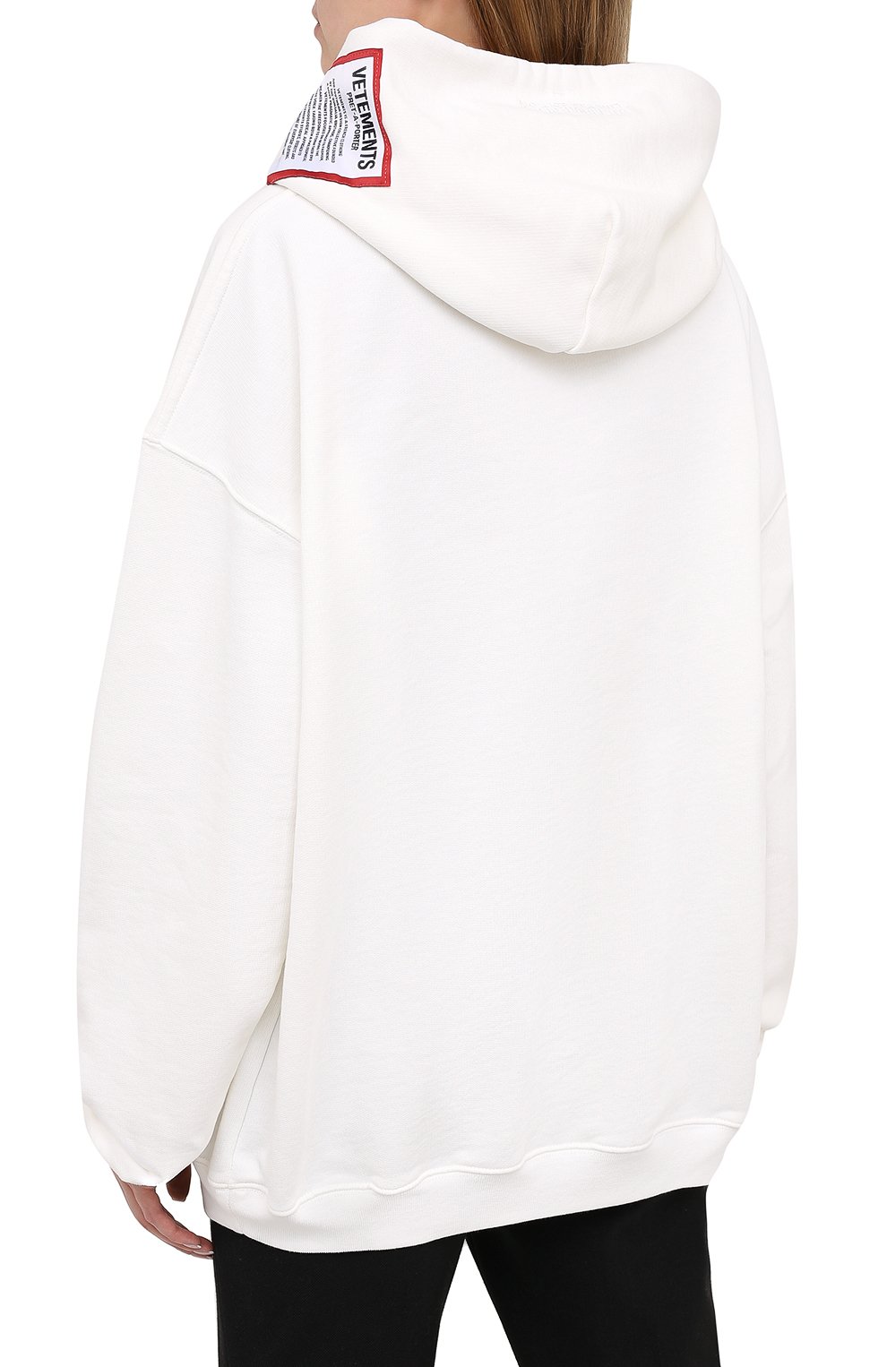 Хлопковое худи VETEMENTS, арт. UE51TR550W 1601/W, фото 4