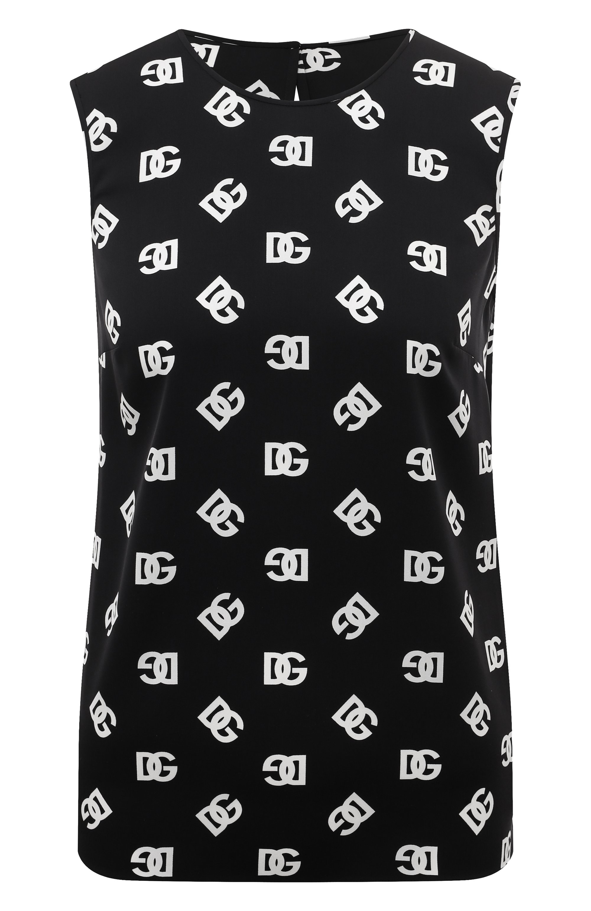 Шелковый топ DOLCE & GABBANA, арт. F7ZZCT/FSA4I, фото 1