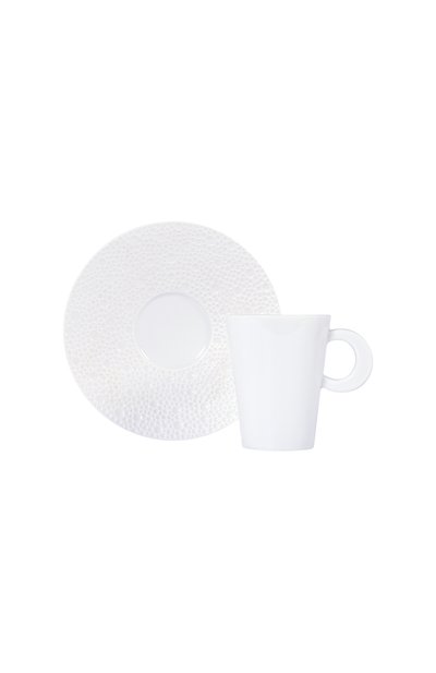 Кофейная чашка с блюдцем ecume white BERNARDAUD, арт. 0733/20451
