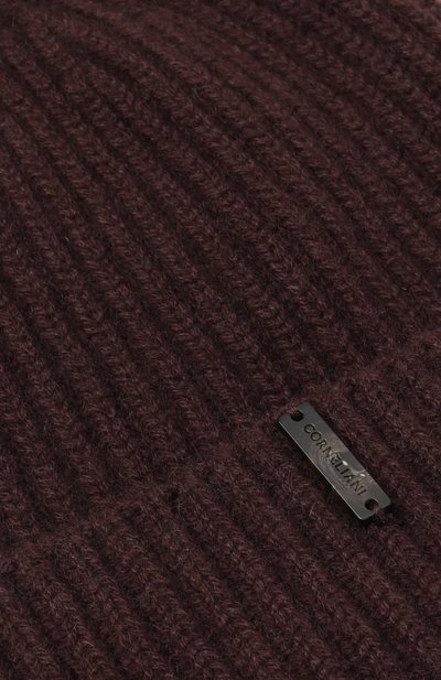 Кашемировая шапка CORNELIANI темно-бордового цвета по цене 37300 руб., арт. 260316-2625185, фото 3 Кашемировая шапка CORNELIANI, арт. 260316-2625185, фото 3