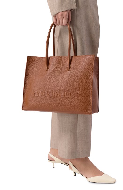 Сумка-тоут Myrtha medium Coccinelle E1QBB180201 Коричневый  E1QBB180201 Фото 2