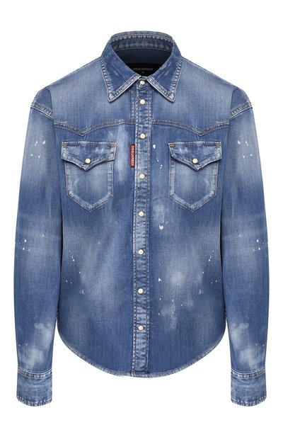 Женская джинсовая рубашка DSQUARED2, арт. S75DL0688/S30341