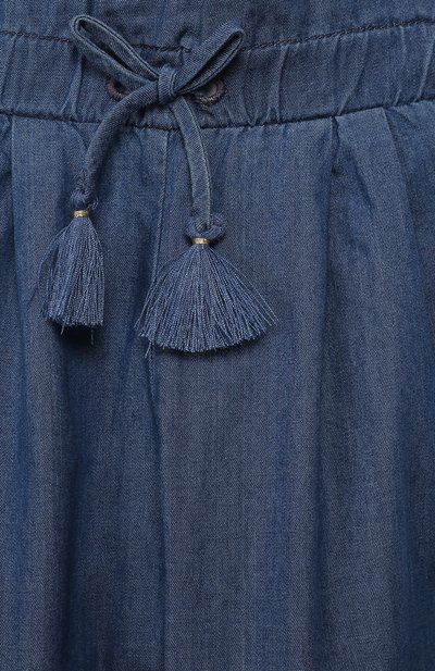 Брюки CHLOÉ голубого цвета по цене 9300 руб., арт. C04157, фото 3 Брюки CHLOÉ, арт. C04157, фото 3